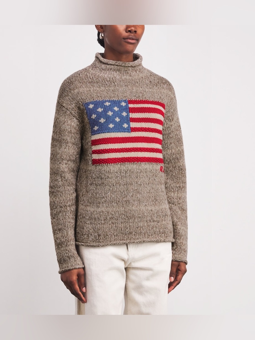 Polo Ralph Lauren Wool Blend Flag Rollneck Sweater - Picture 3 of 10